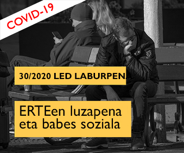 30-2020 dekretua erete luzapena eta babes soziala